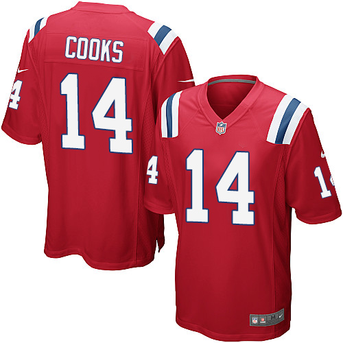 Nike Patriots #14 Brandin Cooks Red Alternate Youth Stitched NFL Elite Jersey - Click Image to Close
